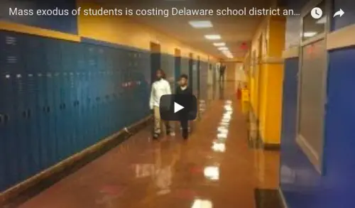 (Video) Parents, students with options  vote with their feet  in leaving Christina district