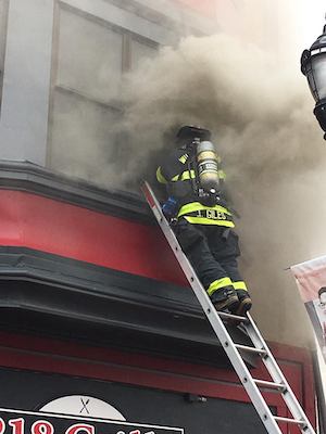 Fire damages downtown Wilmington restaurant